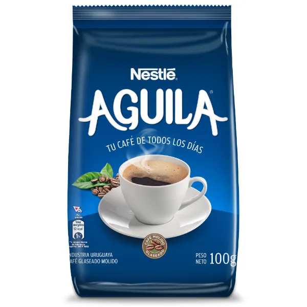 Café molido glaseado Águila 100 g