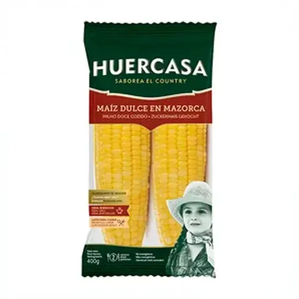 Maiz Huercasa Cocido A/Vacio 2 un.