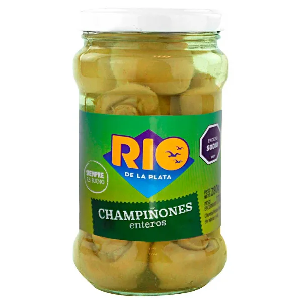 Champiñones enteros Rio de La Plata 280 g