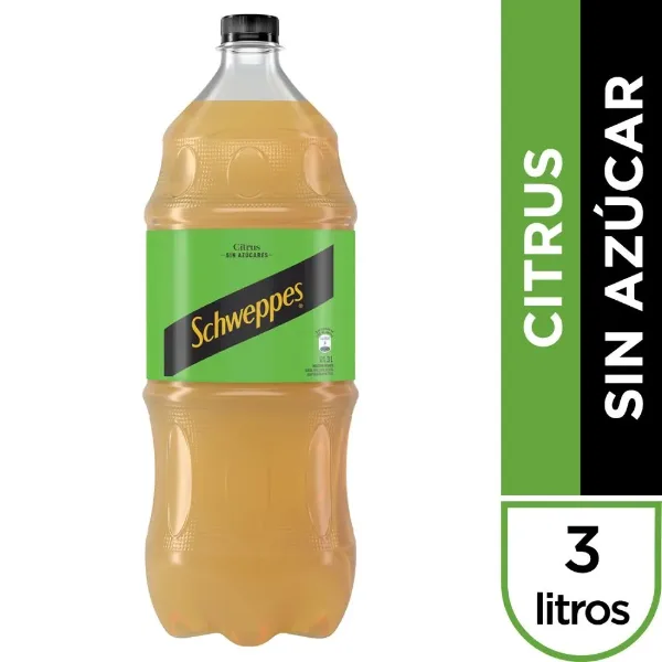 Refresco Schweppes sin Azucar Citrus 3000 cc