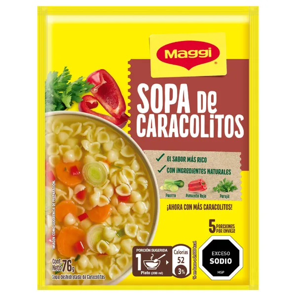 Sopa de caracolitos Maggi 76 g