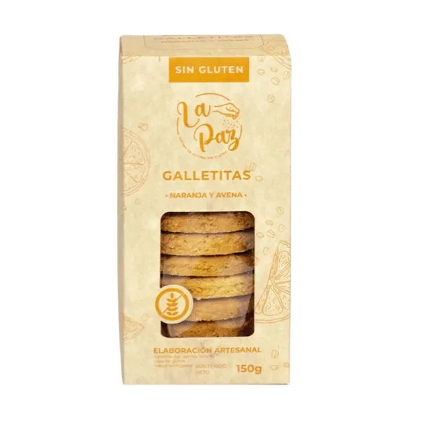 Galletitas La Paz Dulces Naranja y Avena 150 g
