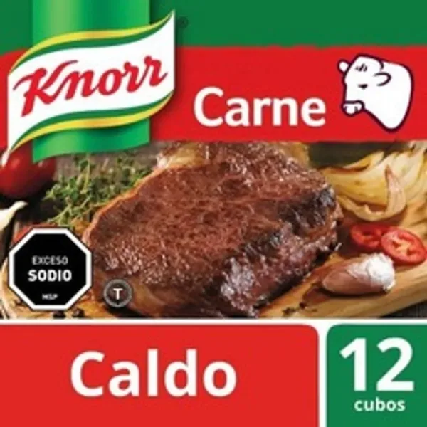 Caldo Knorr Carne 12 Cubos