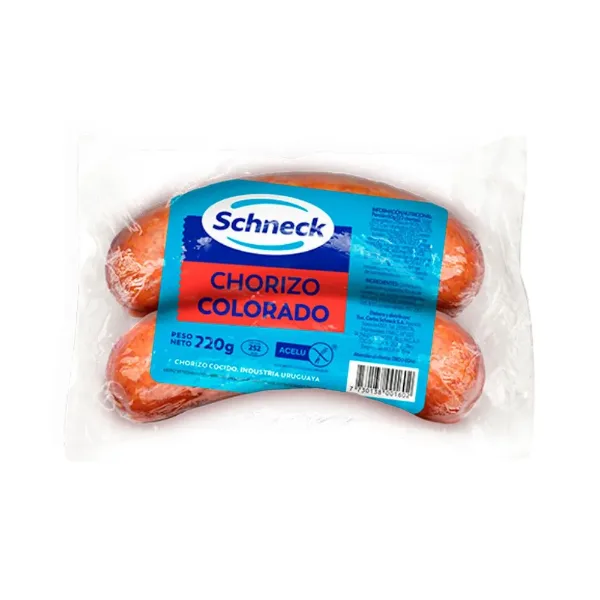 Chorizo Schneck Colorado 220gr A/V 2 un.