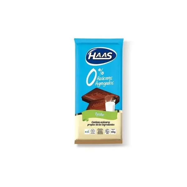 Chocolate Haas 0% Azucar Leche 70 g