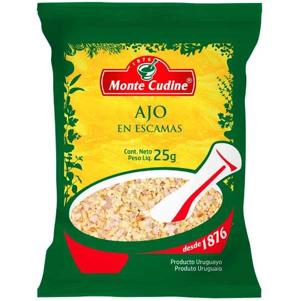 Ajo en escamas Monte Cudine 25 g