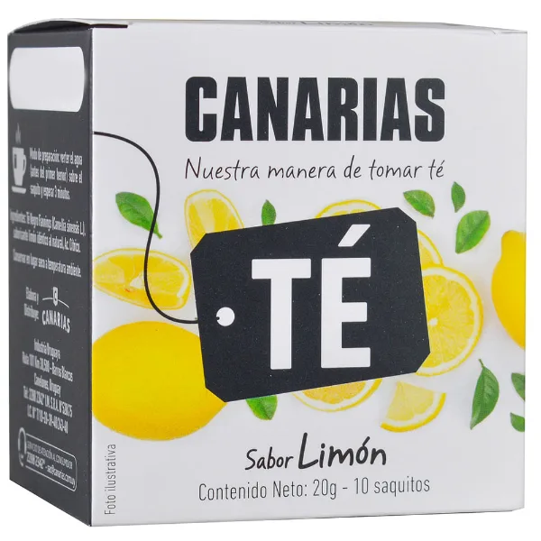 Té negro limón Canarias 10 sobres