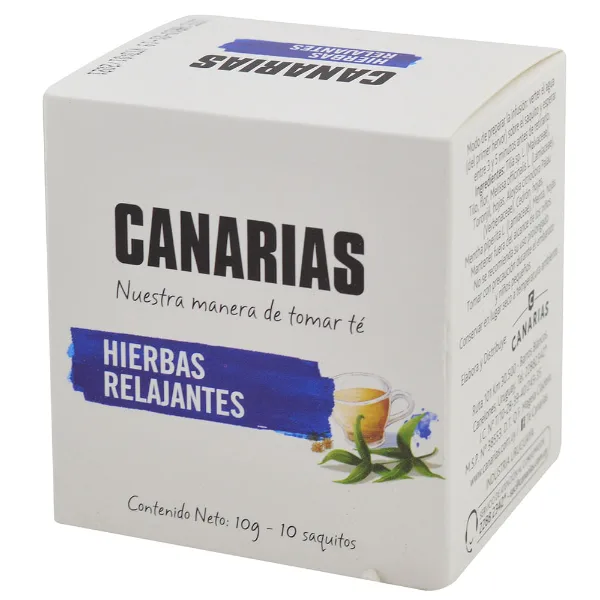 Te Canarias hierbas relajantes 10 un.