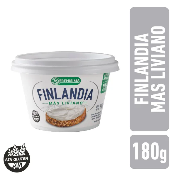 Queso Finlandia Light Sin Sal 180 g