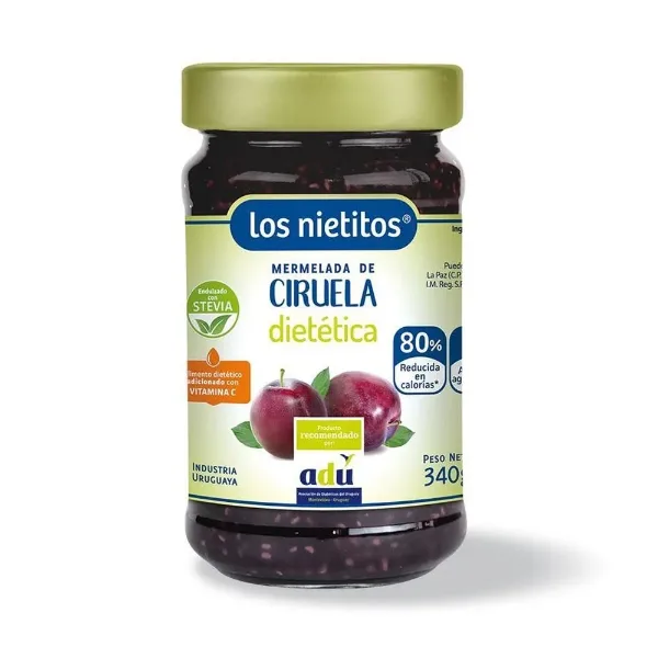 Mermelada Los Nietitos 0% Azucar Ciruela 340 g