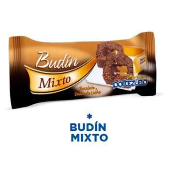 Budin Portezuelo Mixto Chocolate y Dulce de Leche