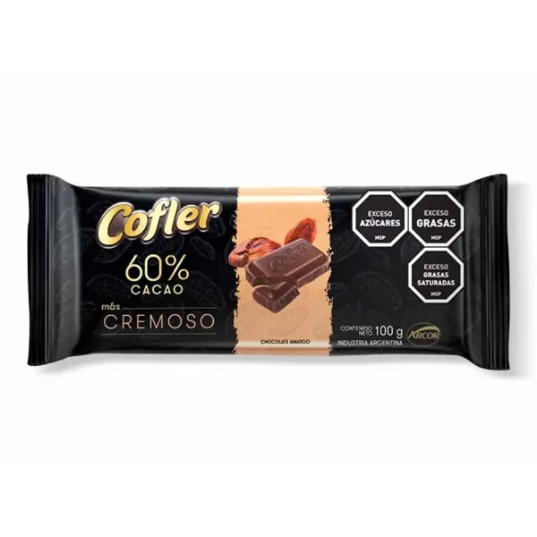 Chocolate Cofler Cremoso 60% Cacao 100 g