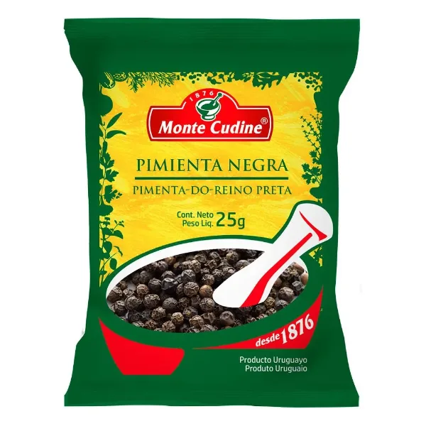 Pimienta Monte Cudine Grano Negra 25 g