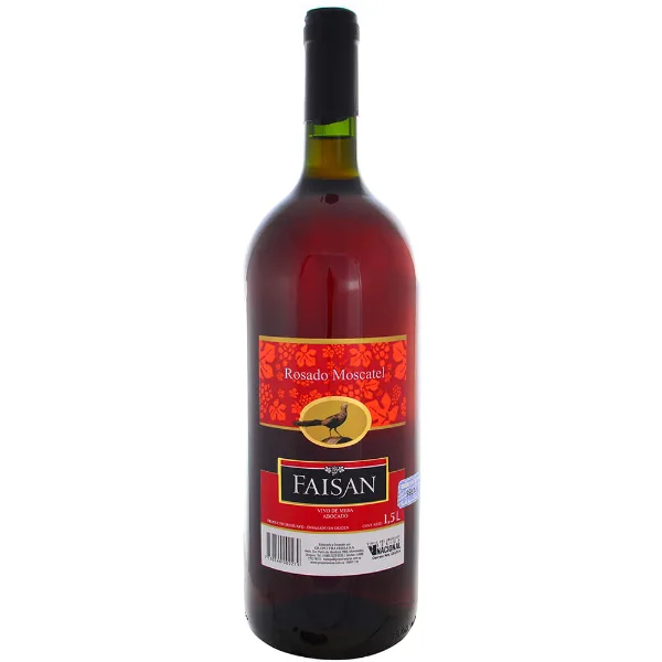 Vino Rosado Moscatel Faisan 1,5 l