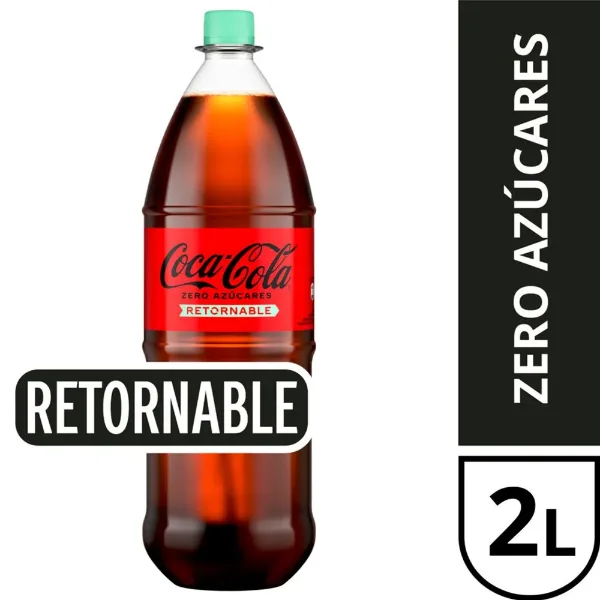 Refresco Coca Cola Zero Retornable 2 l