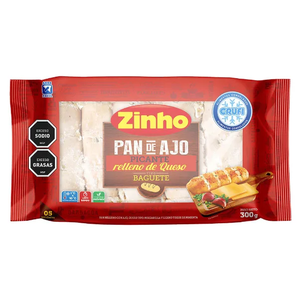 Pan de ajo picante Zinho 300 g