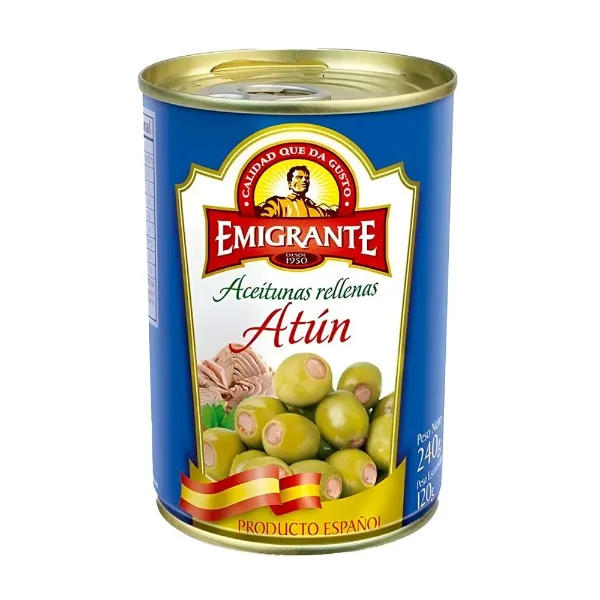 Aceituna Emigrante Rellena Verde con Atun 120 g