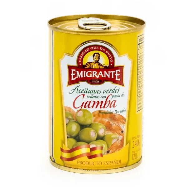 Aceituna Emigrante Rellenas Gambas 120 g