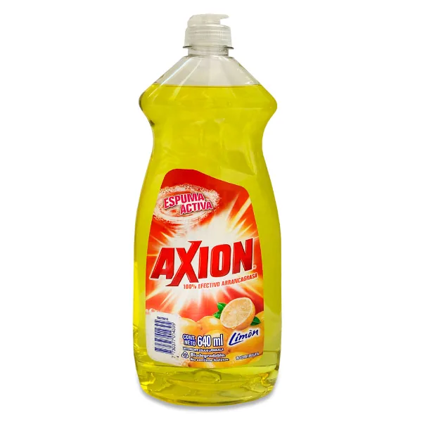 Detergente Axion limón 640 ml
