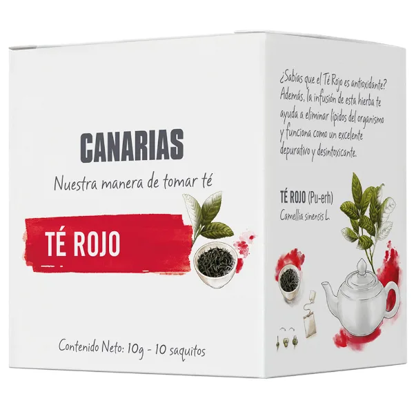 Te Canarias rojo 10 un.