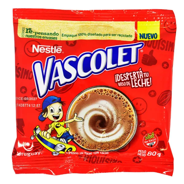 Achocolatado Vascolet Nestlé 80 g