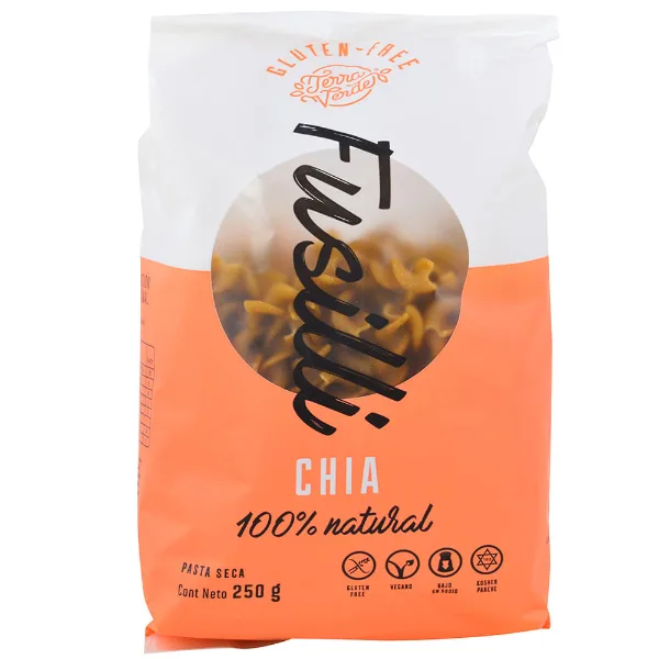 Fusilli de Chía Terra Verde 250 g