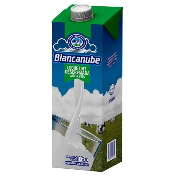 Leche Blancanube Descremada 1 l