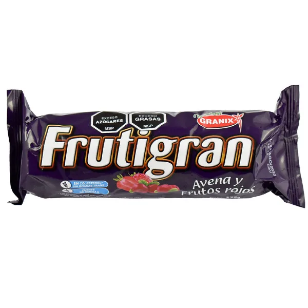 Galletitas Frutigran avena frutos rojos 175 g