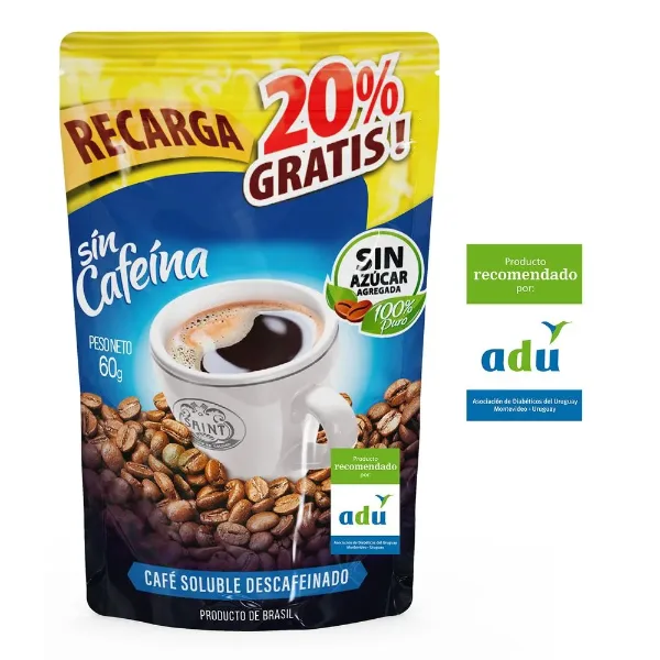 Cafe Saint Descafeinado Recarga 60 g