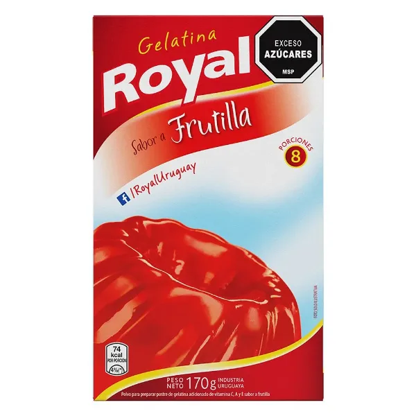 Gelatina Royal Frutilla 8 Porciones