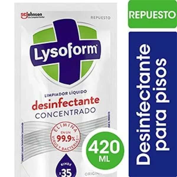 Limpiador Lysoform Original Doy Pack 420 ml