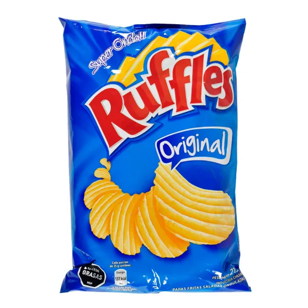 Papas fritas Ruffles 215 g