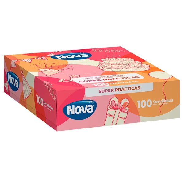 Servilleta Nova Multiuso 100 un.