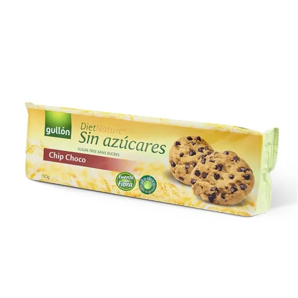 Galleta Gullon sin Azucar Chip-Chocolate 150 g