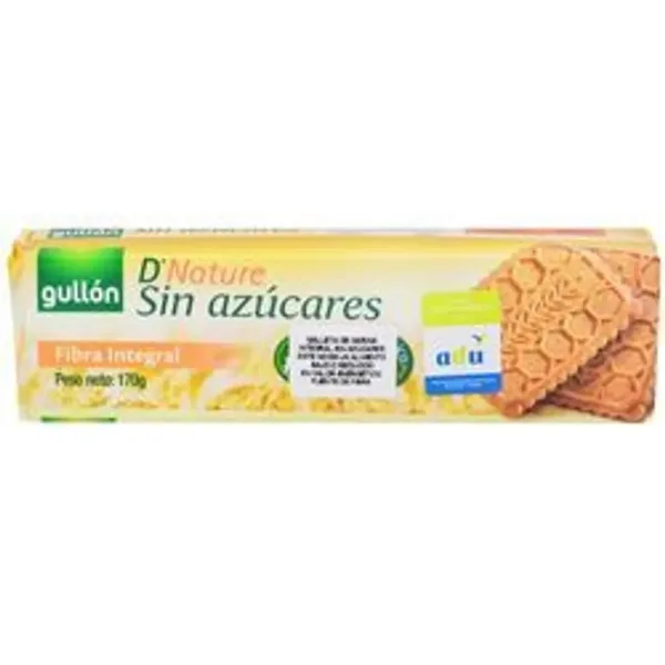 Galleta Gullon sin Azucar Fibra Integral 170 g