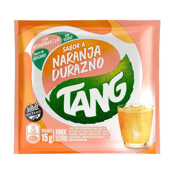 Jugo Tang en Polvo Naranja/Durazno