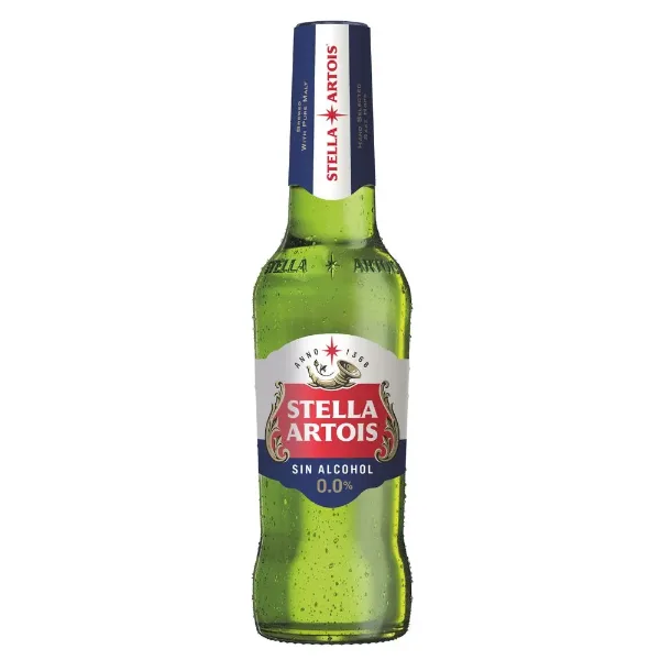 Cerveza Stella Artois sin Alcohol 330 ml
