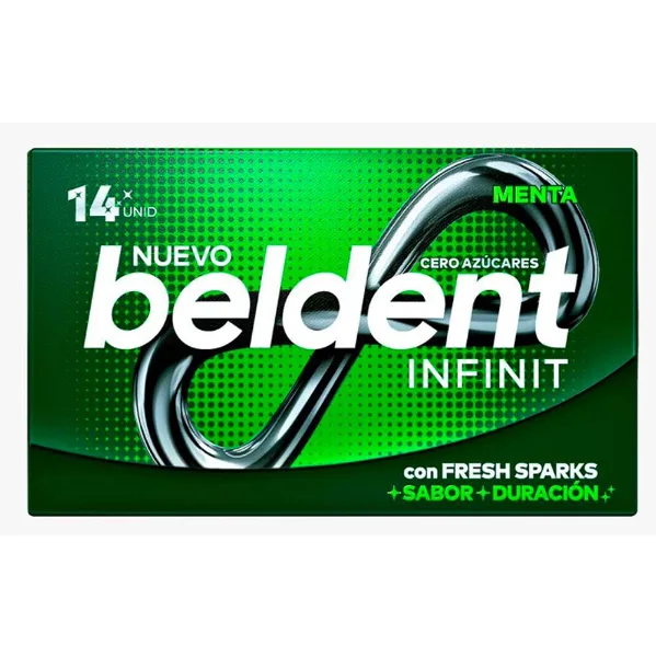 Chicle Beldent Infinit Menta 26,6 g