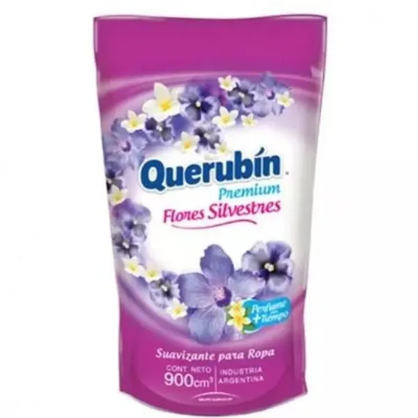 Suavizante Querubin Premium Flores Silvestres Doy Pack 900 cc