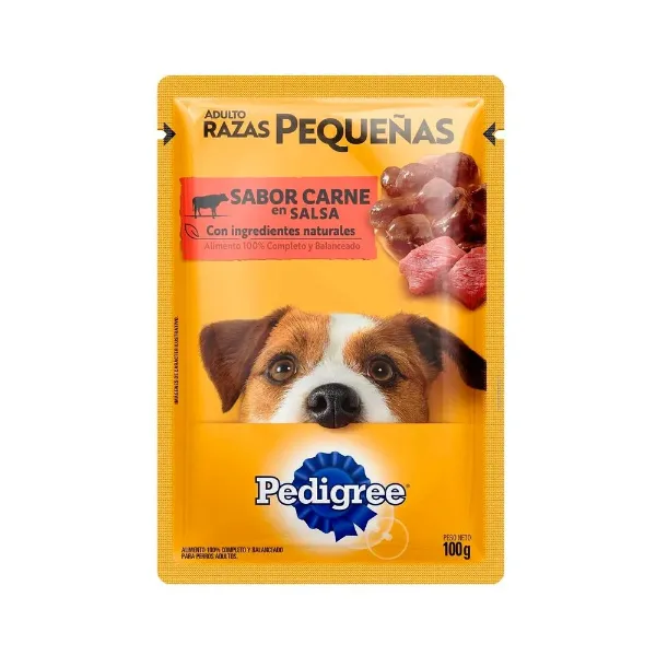 Alimento Humedo Pedigree Razas Pequeñas Carne 100 g