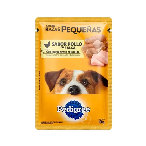 Alimento Humedo Pedigree Razas Pequeñas Pollo 100 g
