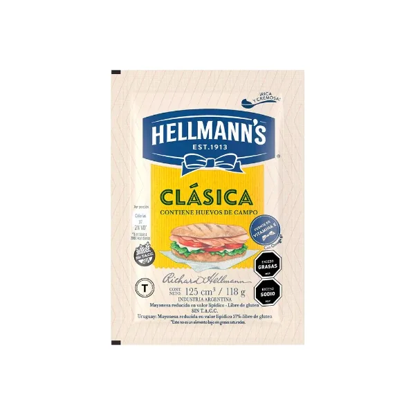 Mayonesa Hellmanns 118 g