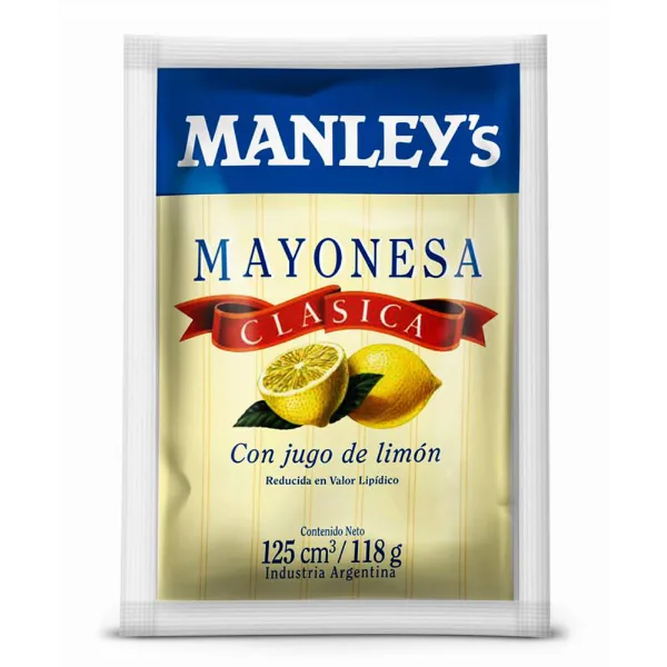 Mayonesa Clásica Manleys Pouch 125 cc