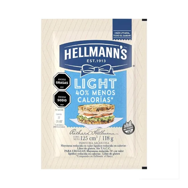 Mayonesa Hellmanns Light 118 g