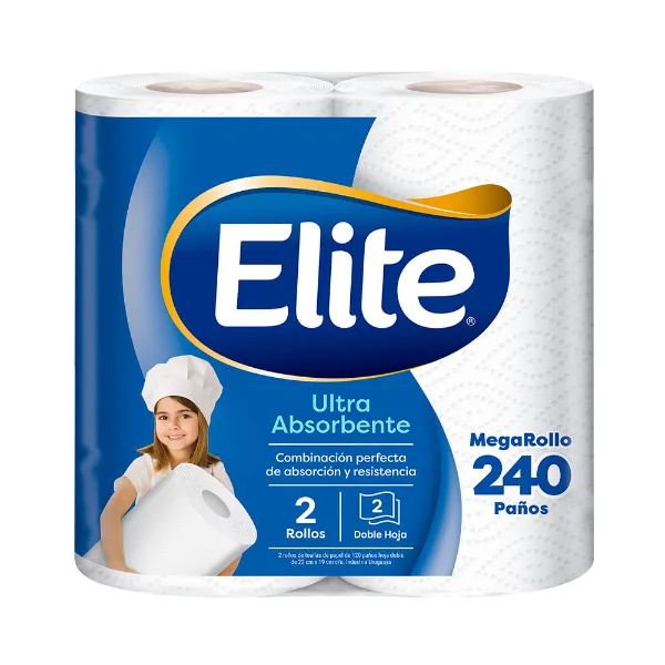 Rollo de cocina Elite maxi rollo 120 paños 2 un.