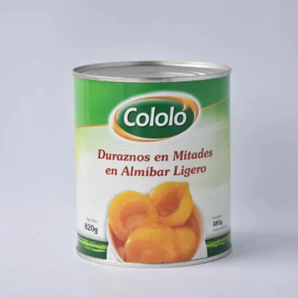 Duraznos en Almibar Cololo Ligero 830 g