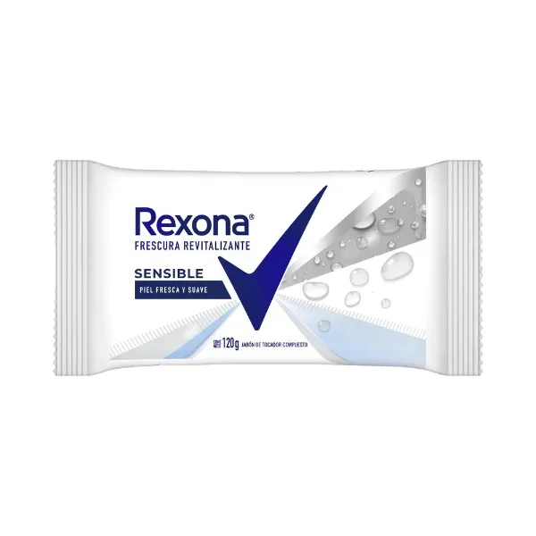 Jabon Tocador Rexona Sensible 120 g