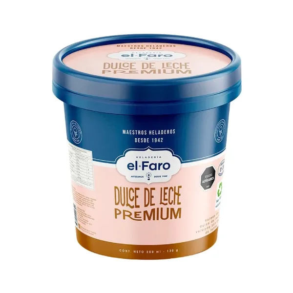 Helado El Faro Dulce de Leche 200 ml