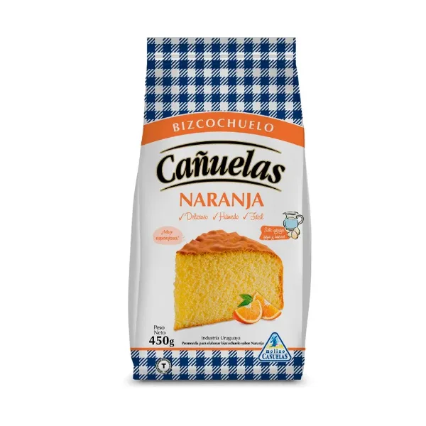 Premezcla Cañuelas Bizcochuelo Naranja 450 g