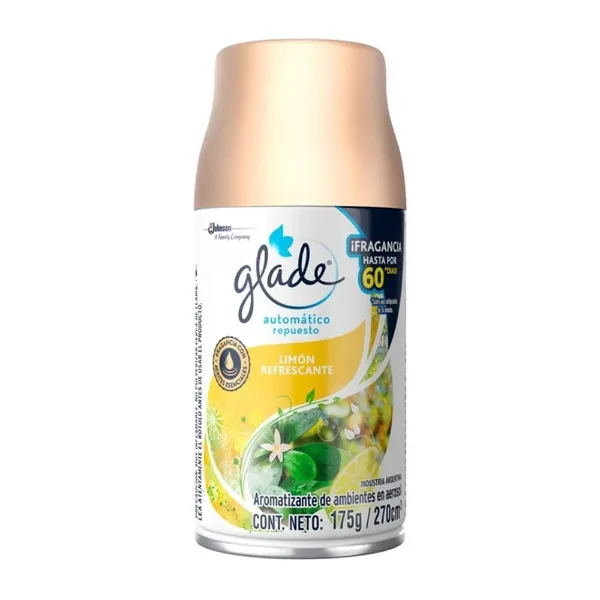 Aromatizante Glade Automatico Limon Repuesto 175 g